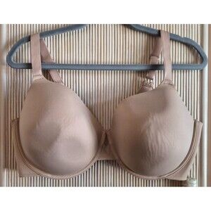 Vanity Fair Bra Size 42DD Beige Radiant Collection Smooth Back Underwire 76326